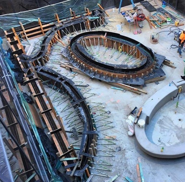 circular concrete formwork shapes with MacketBracket formwork bracing