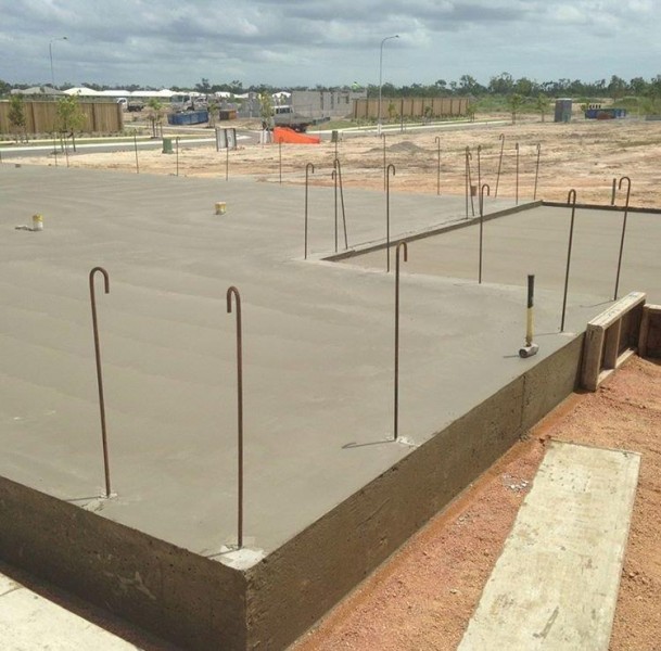 MacketBracket formwork for concrete slab finished results
