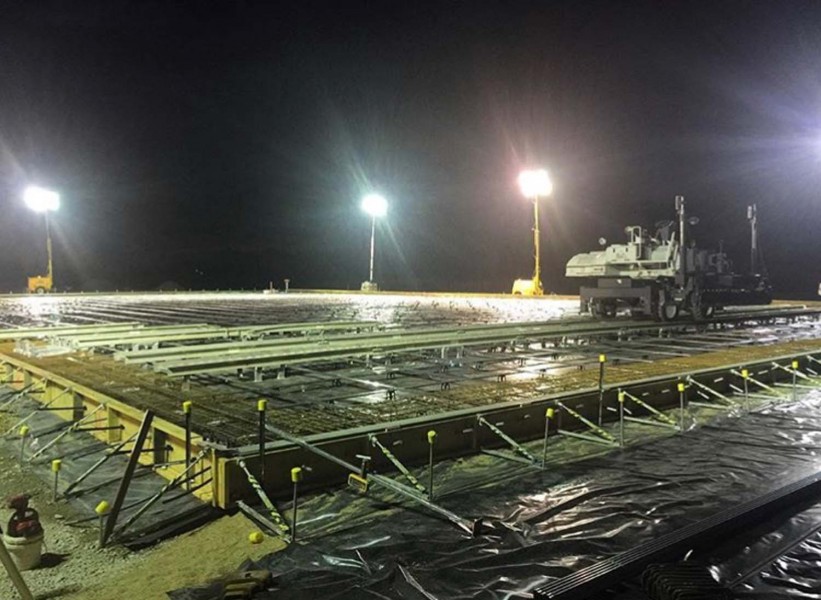 concrete floor slab formwork with MacketBracket formwork brackets