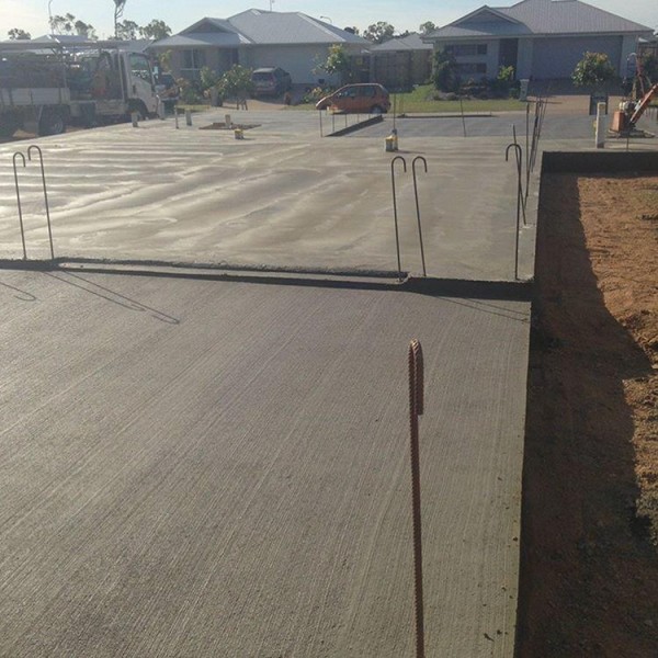 Finished concrete slab after using MacketBracket formwork bracing