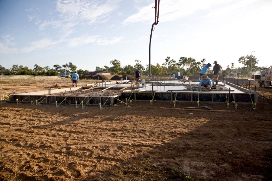 house concrete formwork with MacketBracket formwork bracing