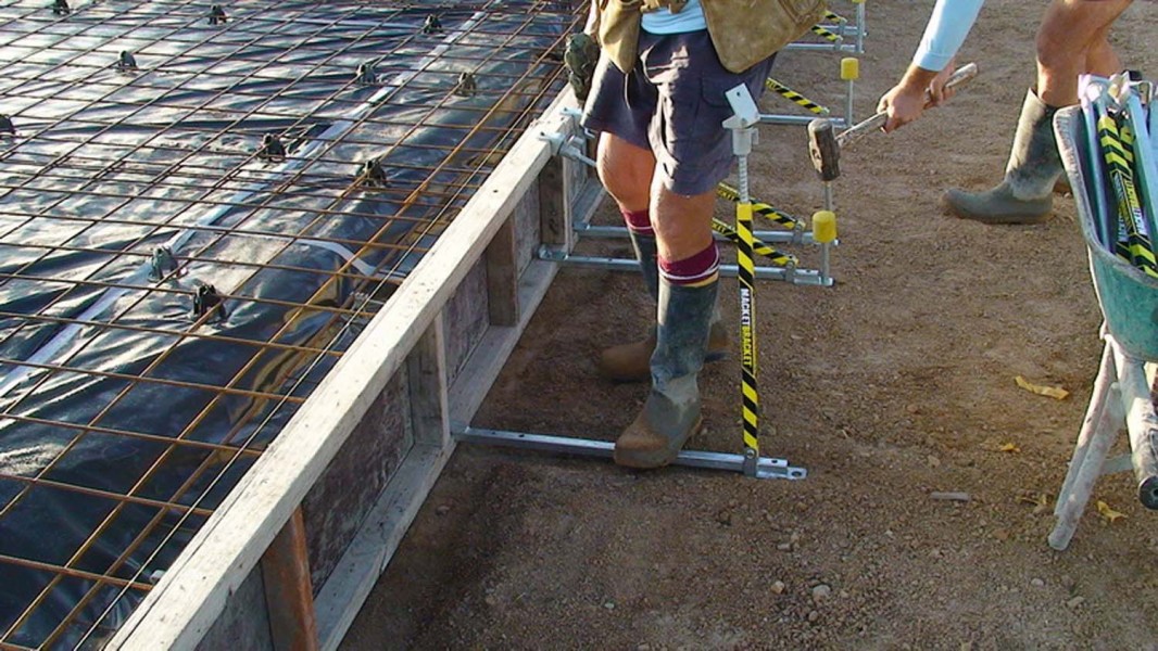 MacketBracket formwork bracing setup